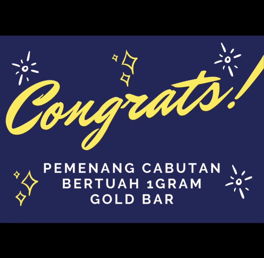 Read more about the article Cabutan Bertuah 1 Gram Gold Bar bulan September 2021