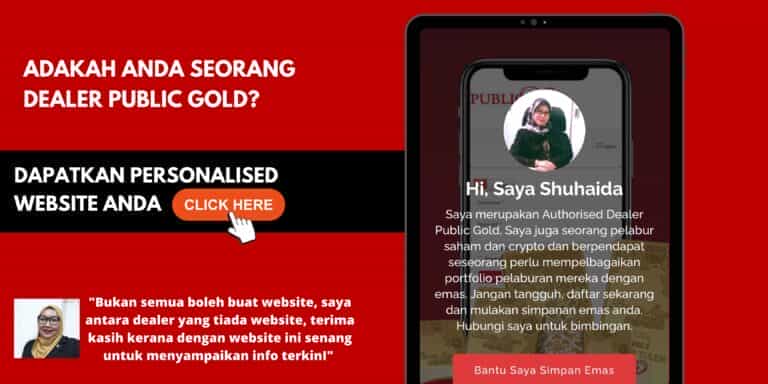 Anda Dealer Public Gold? Rugi jika anda tiada auto-personalised website sendiri untuk menyampaikan maklumat terkini