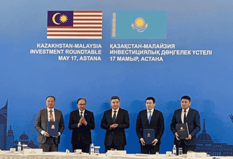 Astana, Kazakhstan – Perjanjian usahasama di antara Public Gold dan Samruk Kazyna, JSC, Syarikat Saham Bersama milik Kerajaan Kazakhstan